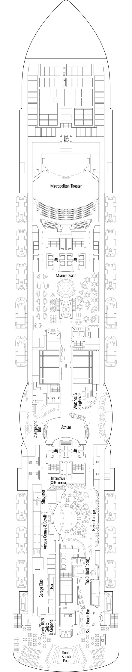 Deck 7 - South Beach