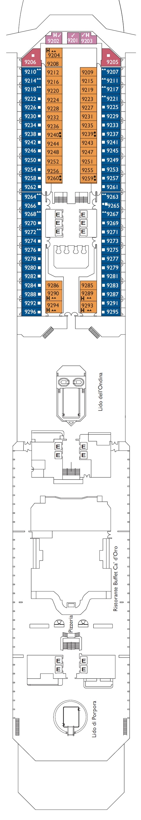 Deck 09 Villa Borghese