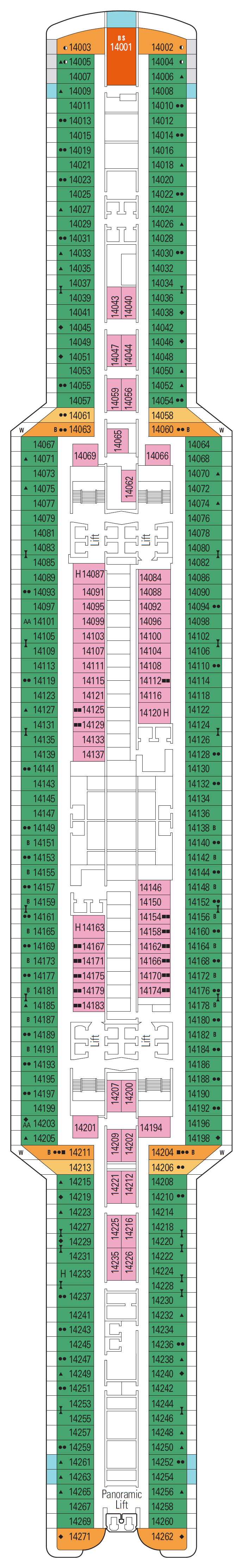 Deck 14 - Yellow Sea 