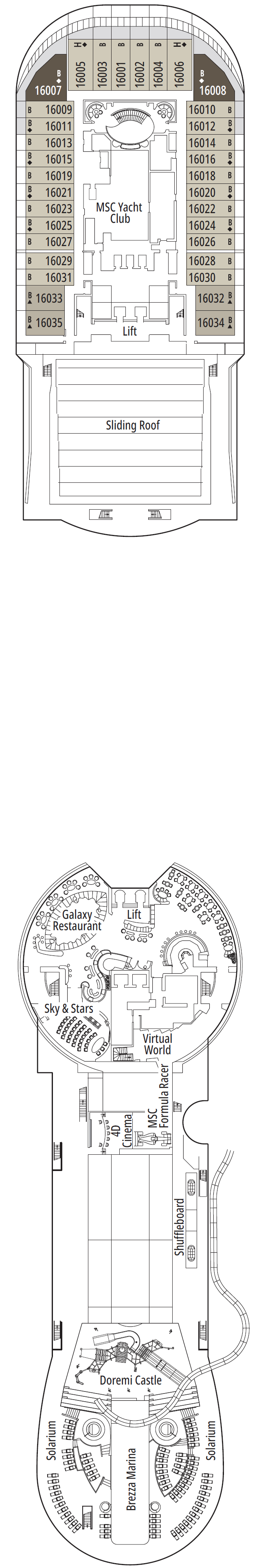 Deck 16 - Acquamarina