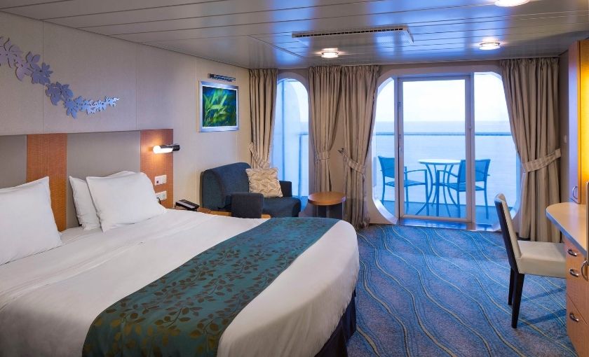 Royal Caribbean cruises buitenhut met balkon B2