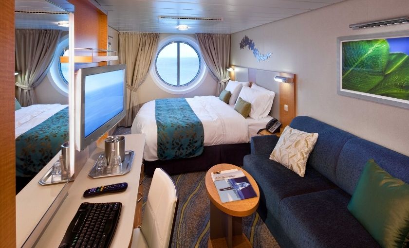 Royal Caribbean cruises buitenhut zonder balkon AY
