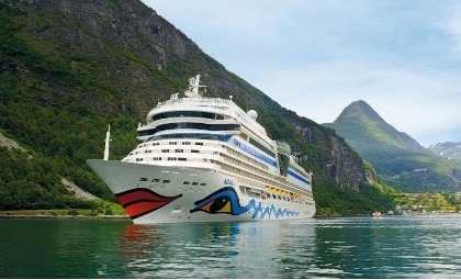 Cruiseschip AIDAblu van rederij AIDA cruises