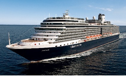 Cruiseschip MS Eurodam van rederij Holland America Line