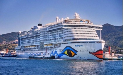 Cruiseschip AIDAprima van rederij AIDA cruises