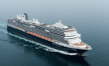 De MS nieuw Statendam van Holland America Line
