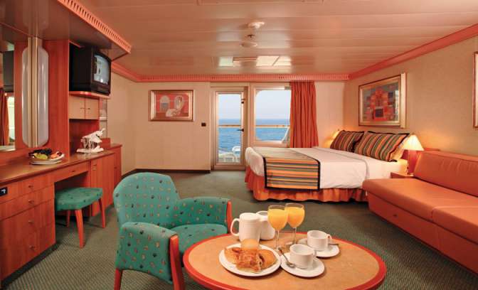 Een balkonhut op de Costa Magica