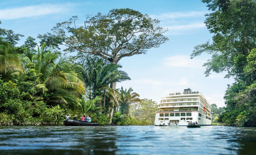 luxe rederij Hapag Lloyd in de Amazone