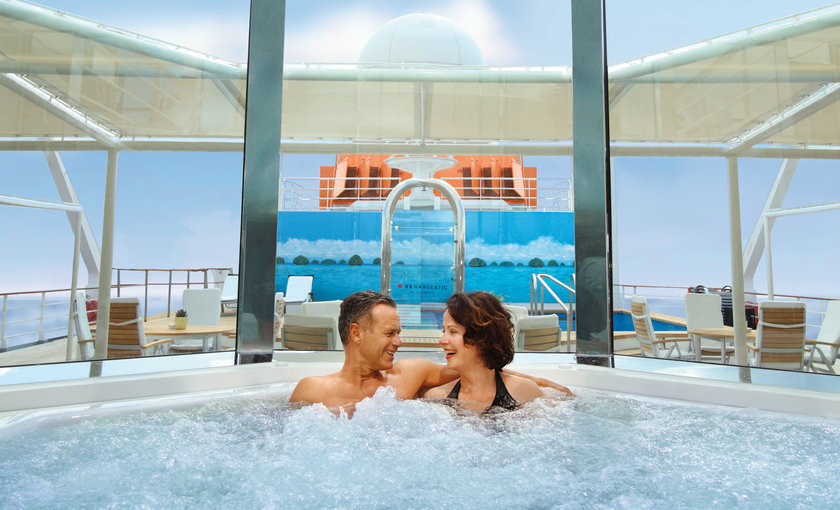 whirlpool op de Hanseatic
