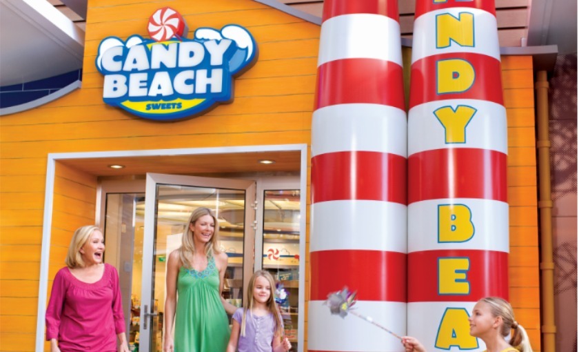 Snoepwinkel op de Oasis of the Seas