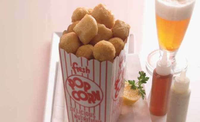 Fish 'n Chips popcorn op de Celebrity Silhouette