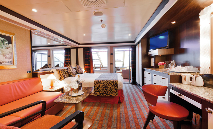 Een suite op de Costa Fascinosa