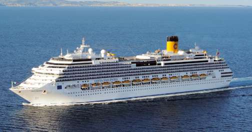 Het schip de Costa Fascinosa