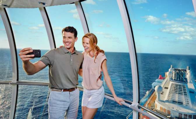 De North star op de Quantum of the Seas