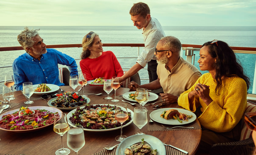 buitendek aan boord van Seabourn Encore