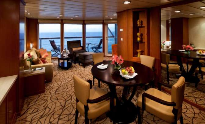 Een suite op de celebrity infinity