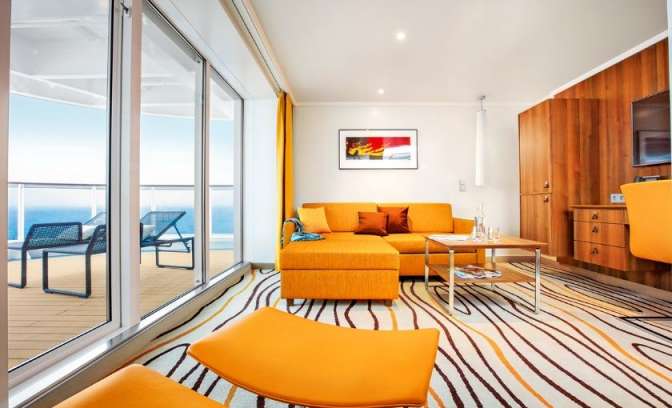 Suite op de AidaPerla