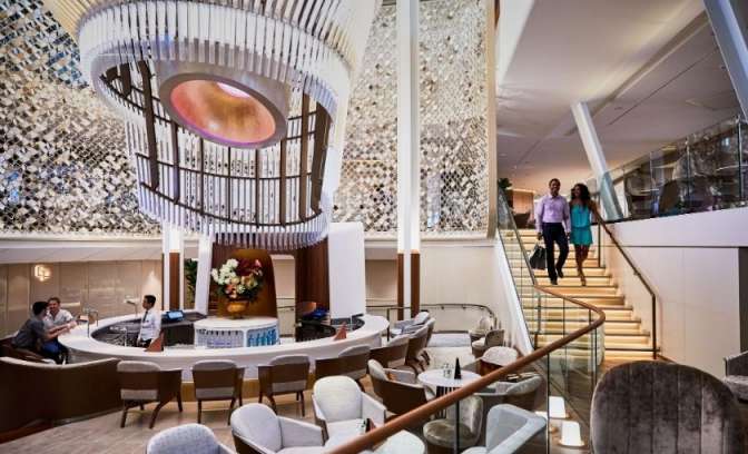 Celebrity Edge Martini bar at Grand Plaza