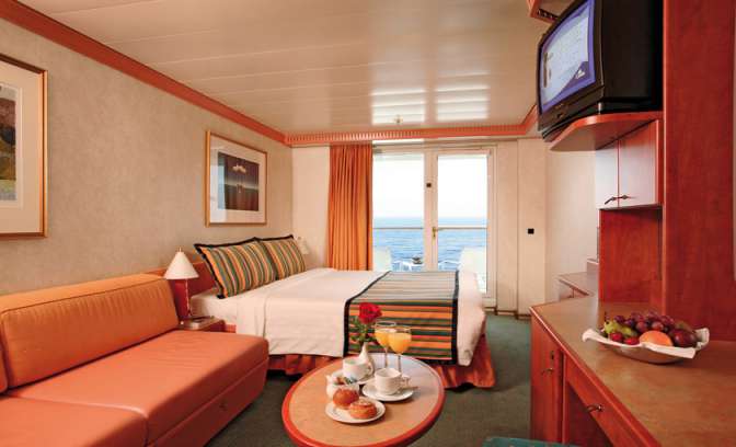 Een balkonhut op de Costa Mediterranea