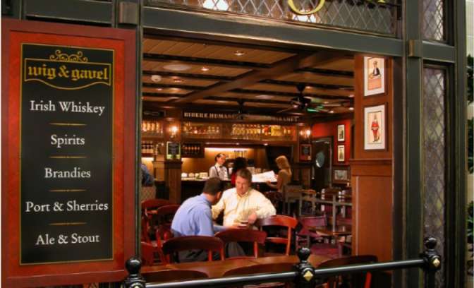 Ierse pub op de Mariner of the Seas